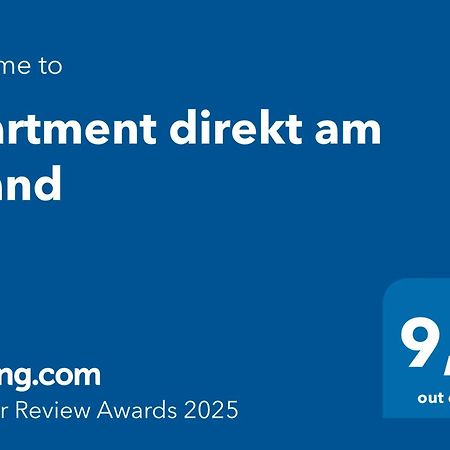 בלאנס Apartment Direkt Am Strand מראה חיצוני תמונה
