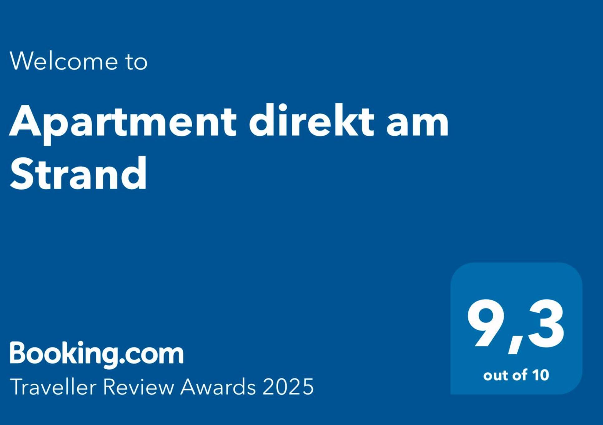 בלאנס Apartment Direkt Am Strand מראה חיצוני תמונה